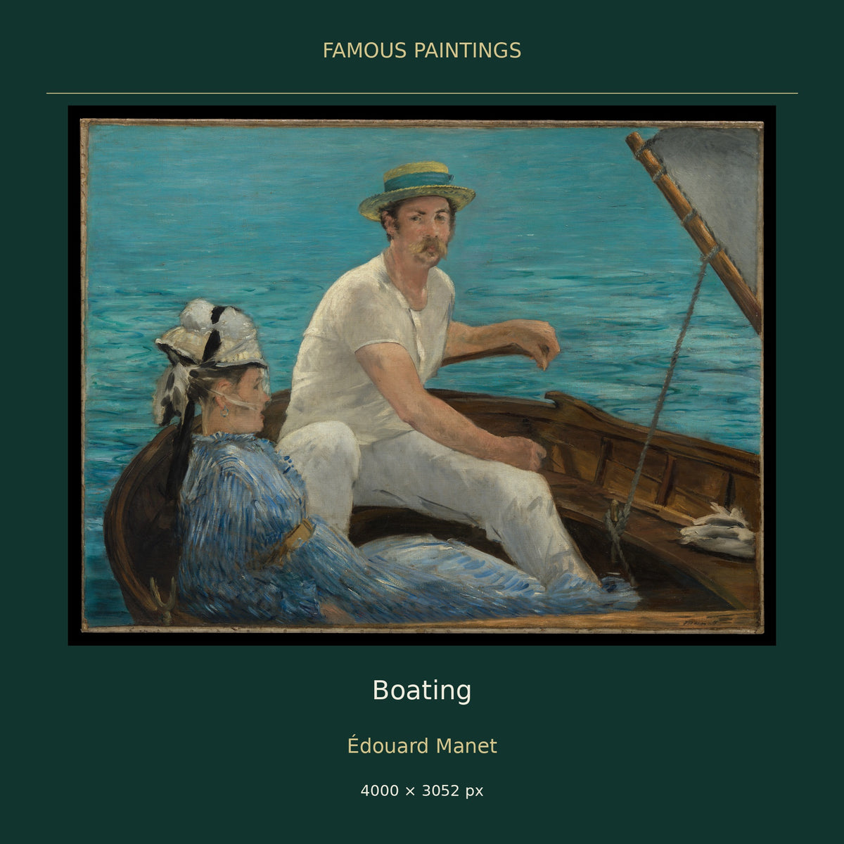 Boating by Édouard Manet — cover