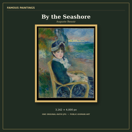 By the Seashore by Auguste Renoir, cover preview