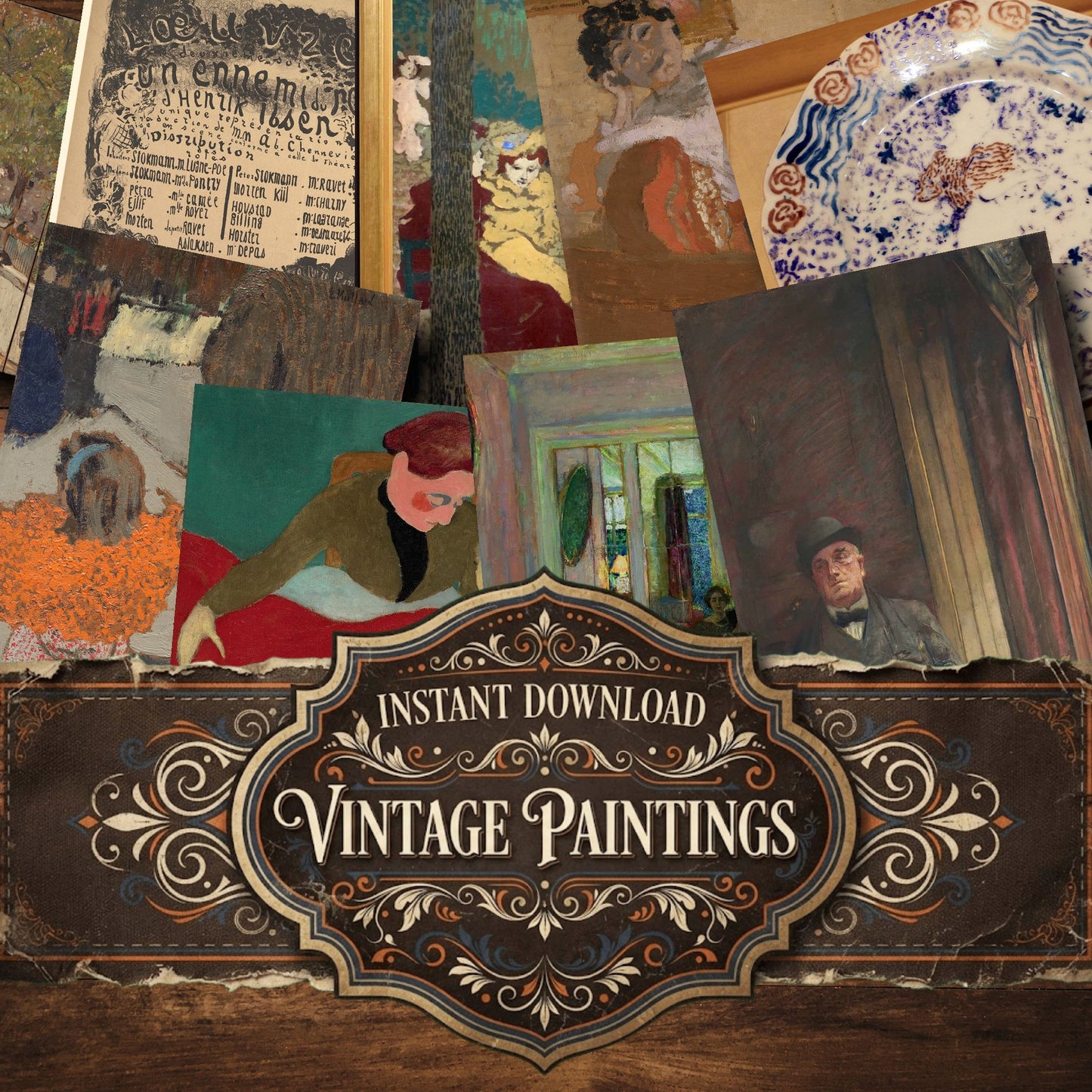 Édouard Vuillard Vintage Paintings
