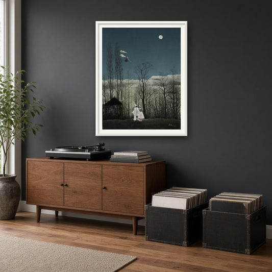 Carnival Evening by Henri Rousseau — room mockup