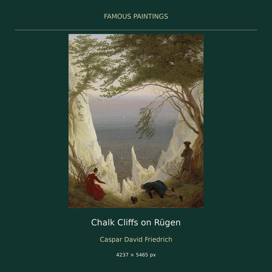 Chalk Cliffs on Rügen by Caspar David Friedrich — cover