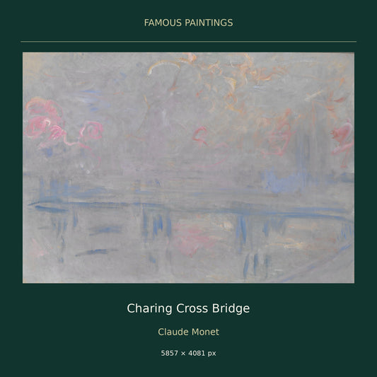 Charing Cross Bridge by Claude Monet — cover