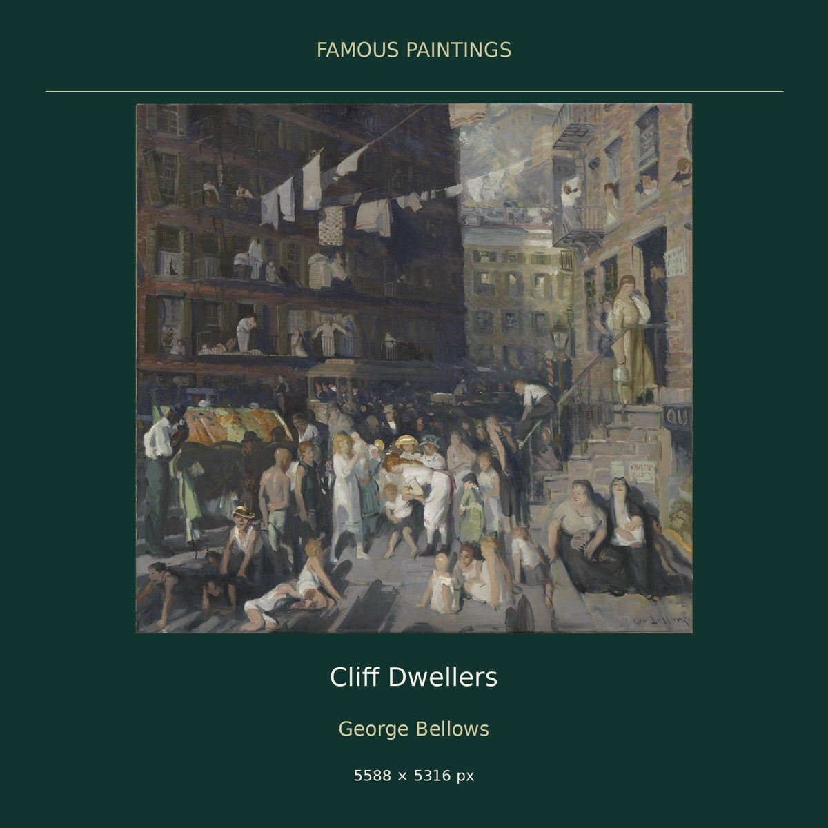 Cliff Dwellers by George Bellows — cover