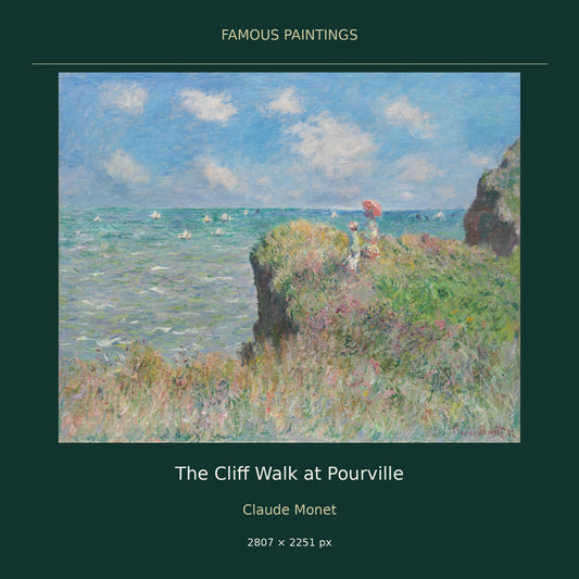 The Cliff Walk at Pourville by Claude Monet — cover