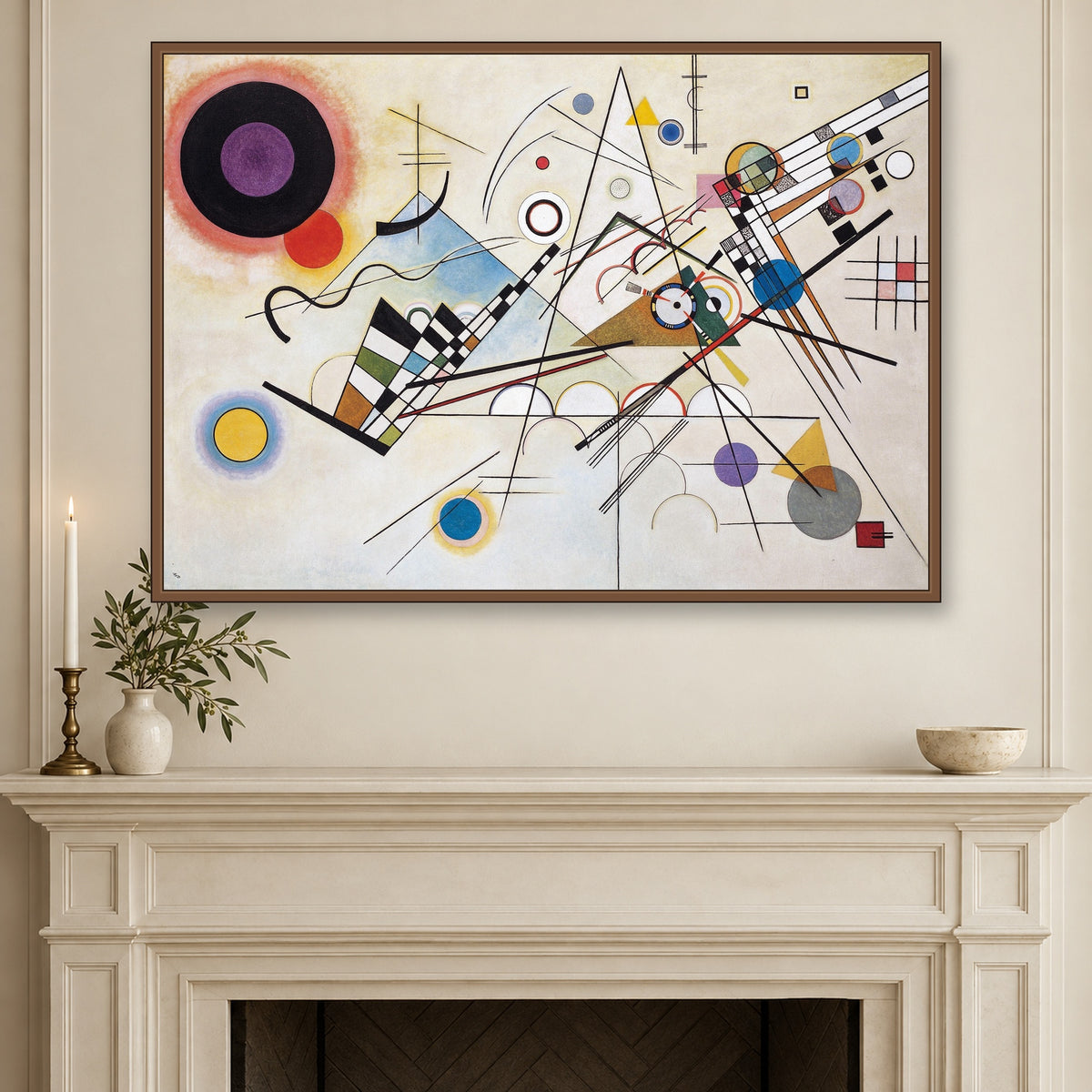 Composition VIII by Wassily Kandinsky — 02 room mockup