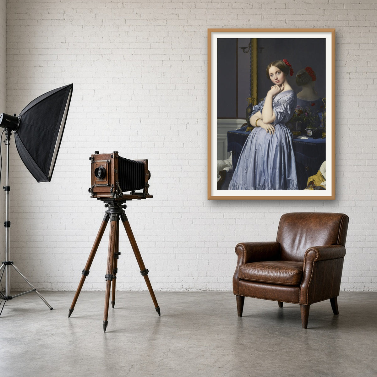 Comtesse d'Haussonville by Jean-Auguste-Dominique Ingres — framed art preview