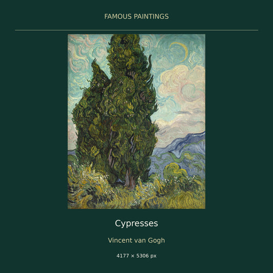 Cypresses by Vincent van Gogh — cover