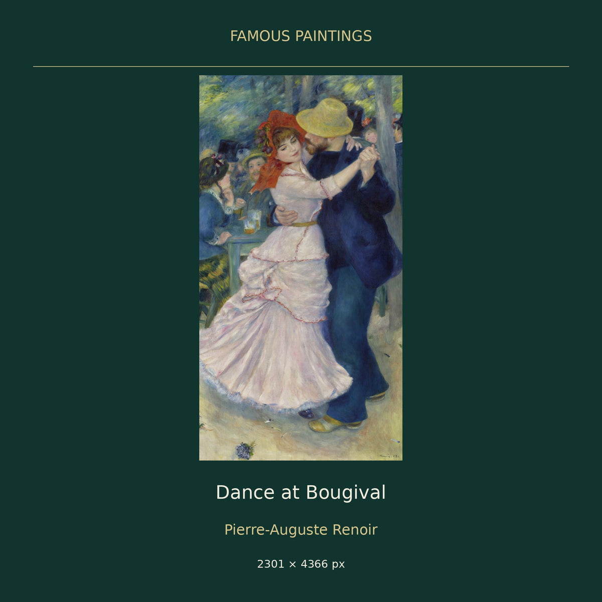 Dance at Bougival by Pierre-Auguste Renoir — cover