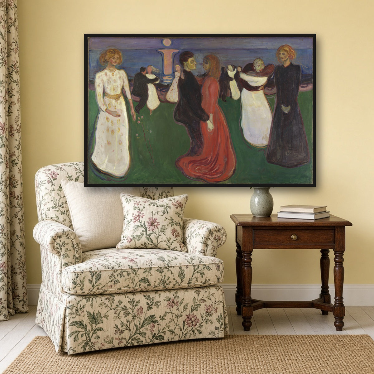 The Dance of Life by Edvard Munch — room mockup