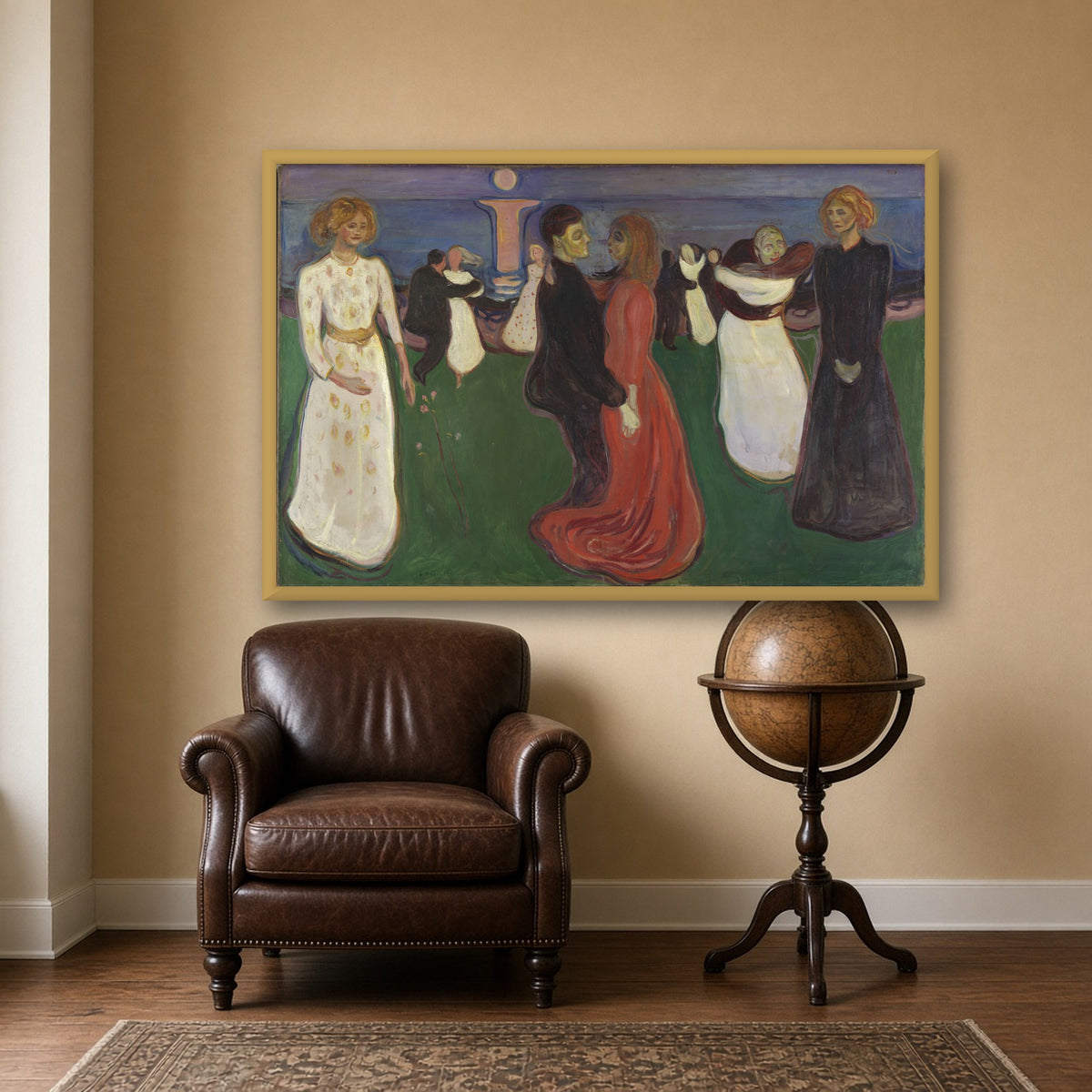 The Dance of Life by Edvard Munch — framed art preview