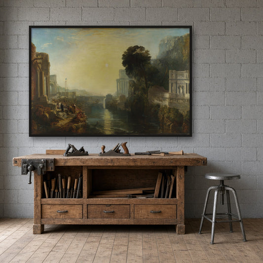 Dido building Carthage by J. M. W. Turner — room mockup