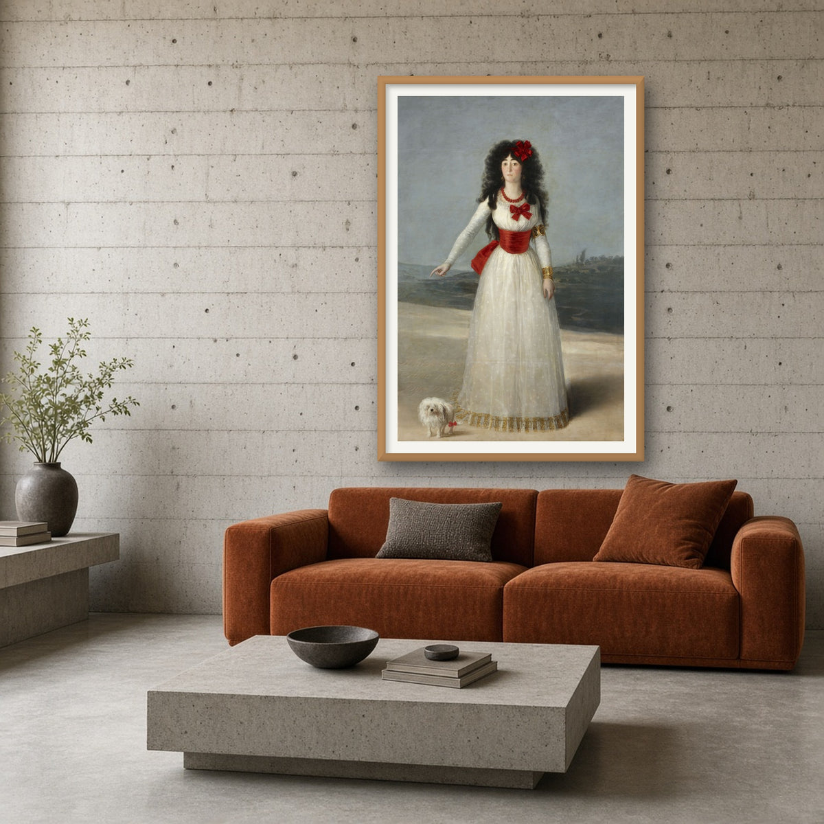 The Duchess of Alba by Francisco Goya — framed art preview