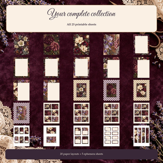 Velvet Herbarium - Exact Contents