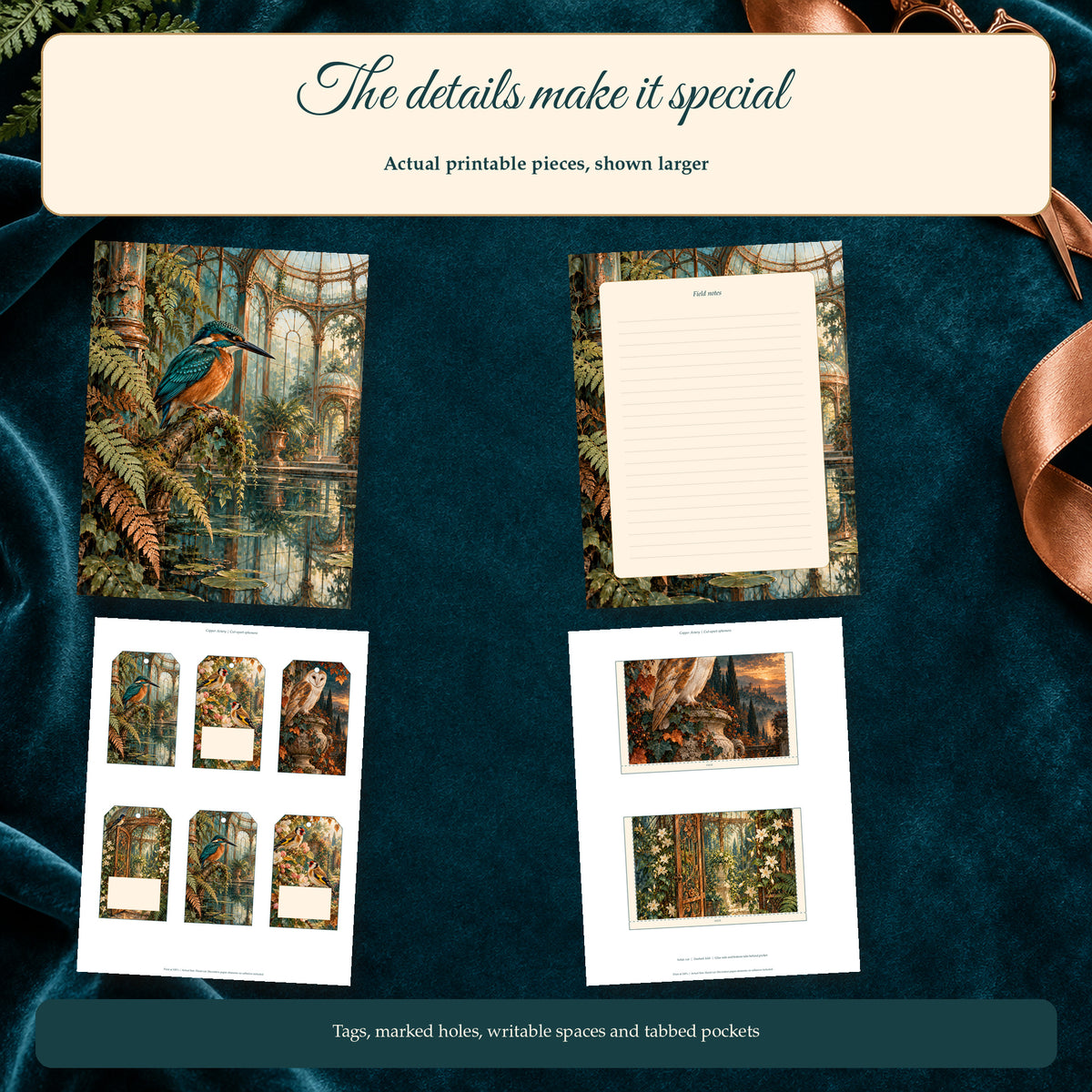 Copper Aviary — Close Up Previews