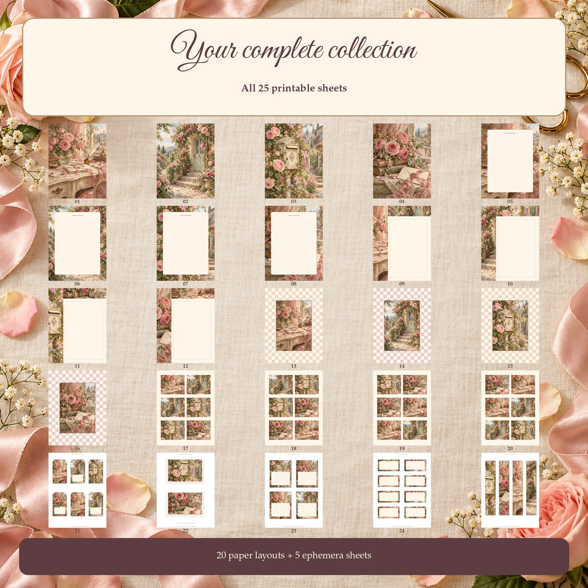 Rosewater Letters — Exact Contents