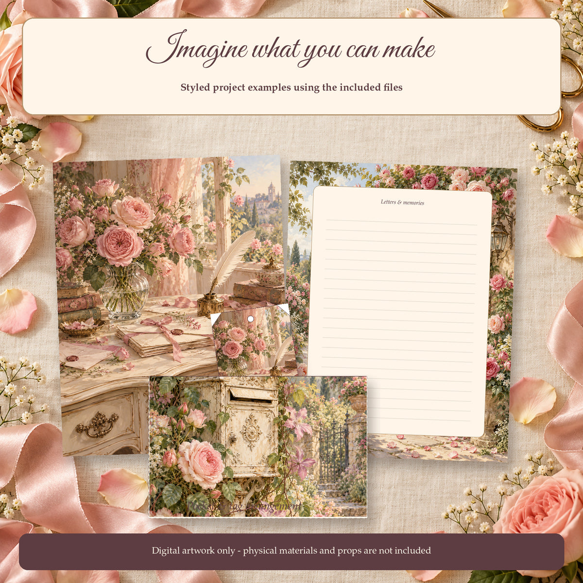 Rosewater Letters — Project Mockup
