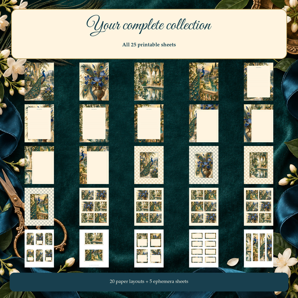 Peacock Pavilion — Exact Contents