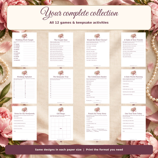 Blush Bride Social - complete included design inventory
