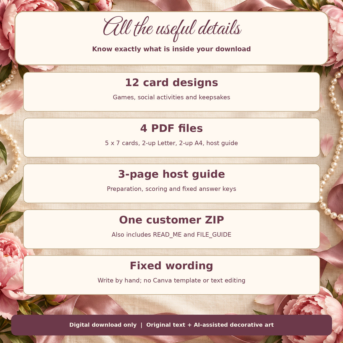 Blush Bride Social - PDF file specifications