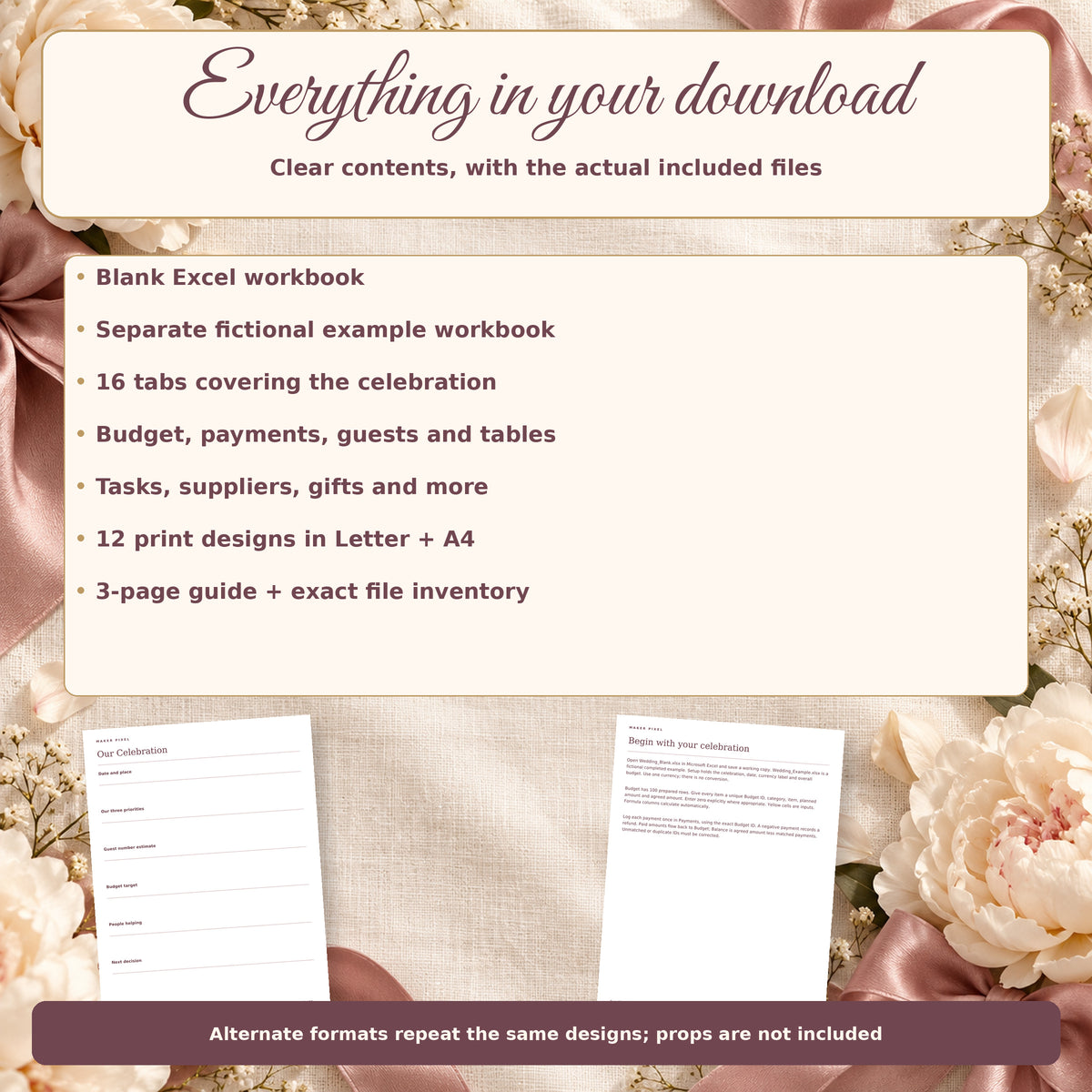 Ever After Atelier - exact contents list