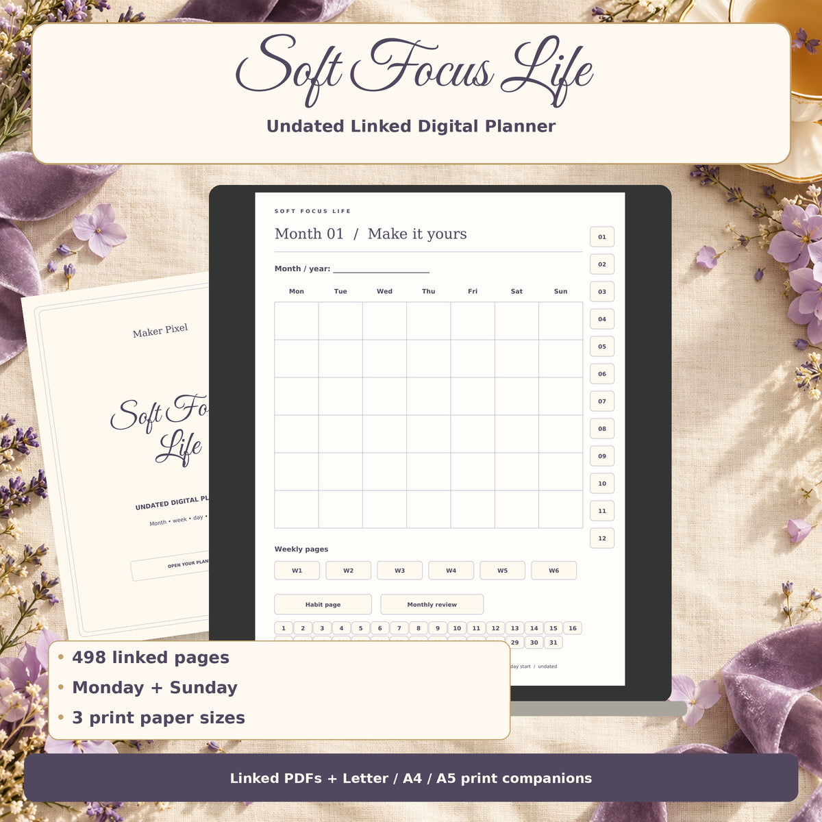 Soft Focus Life - hero showing actual files and key features