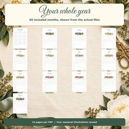 Garden Light 2027 — all included months