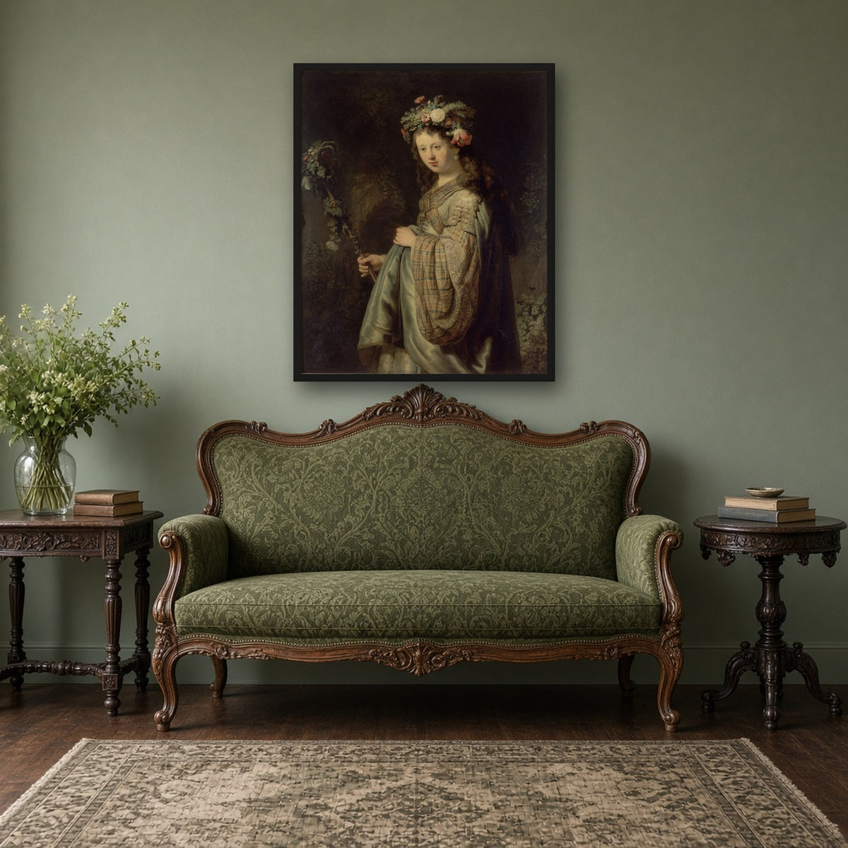 Flora by Rembrandt — room mockup