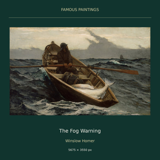 The Fog Warning by Winslow Homer — cover
