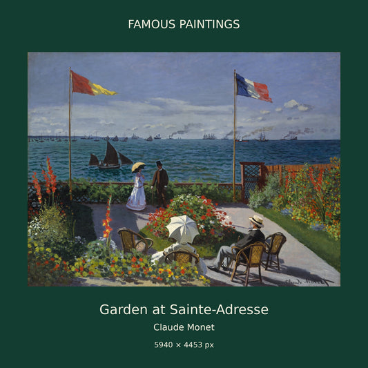 Garden at Sainte-Adresse by Claude Monet — 01 cover