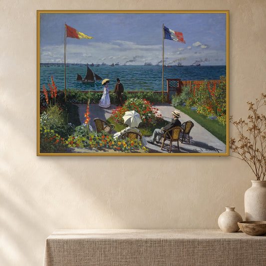 Garden at Sainte-Adresse by Claude Monet — 02 room mockup