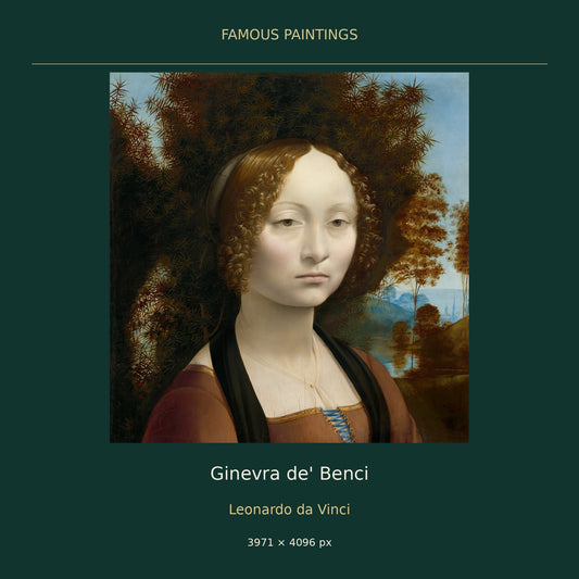 Ginevra de' Benci by Leonardo da Vinci — cover