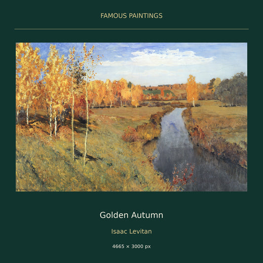 Golden Autumn by Isaac Levitan — cover