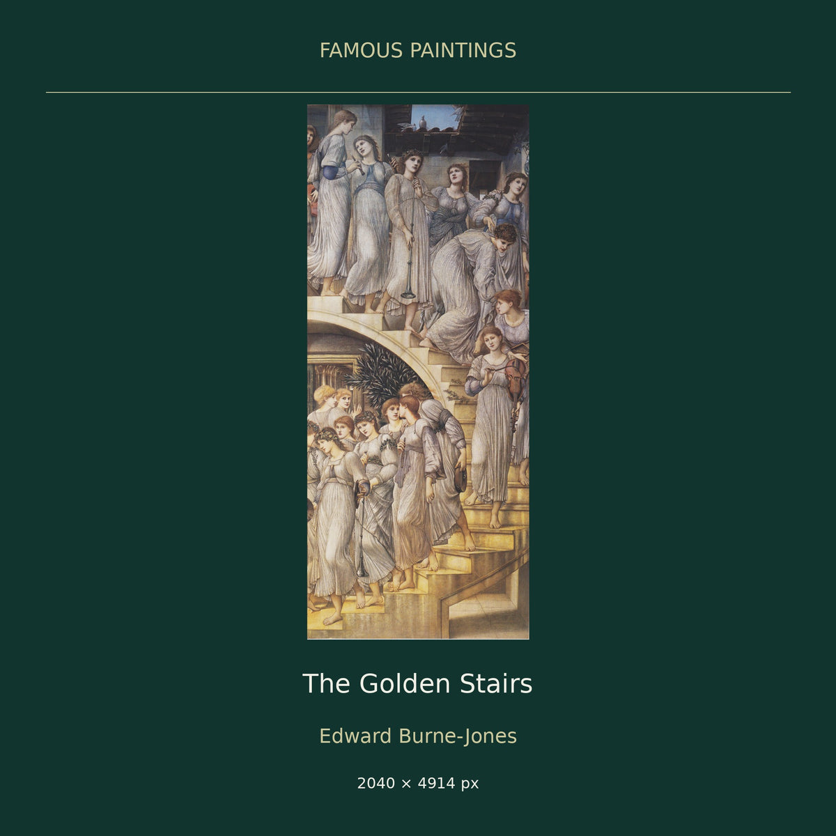 The Golden Stairs by Edward Burne-Jones — cover