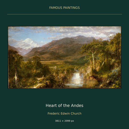 Heart of the Andes by Frederic Edwin Church — cover