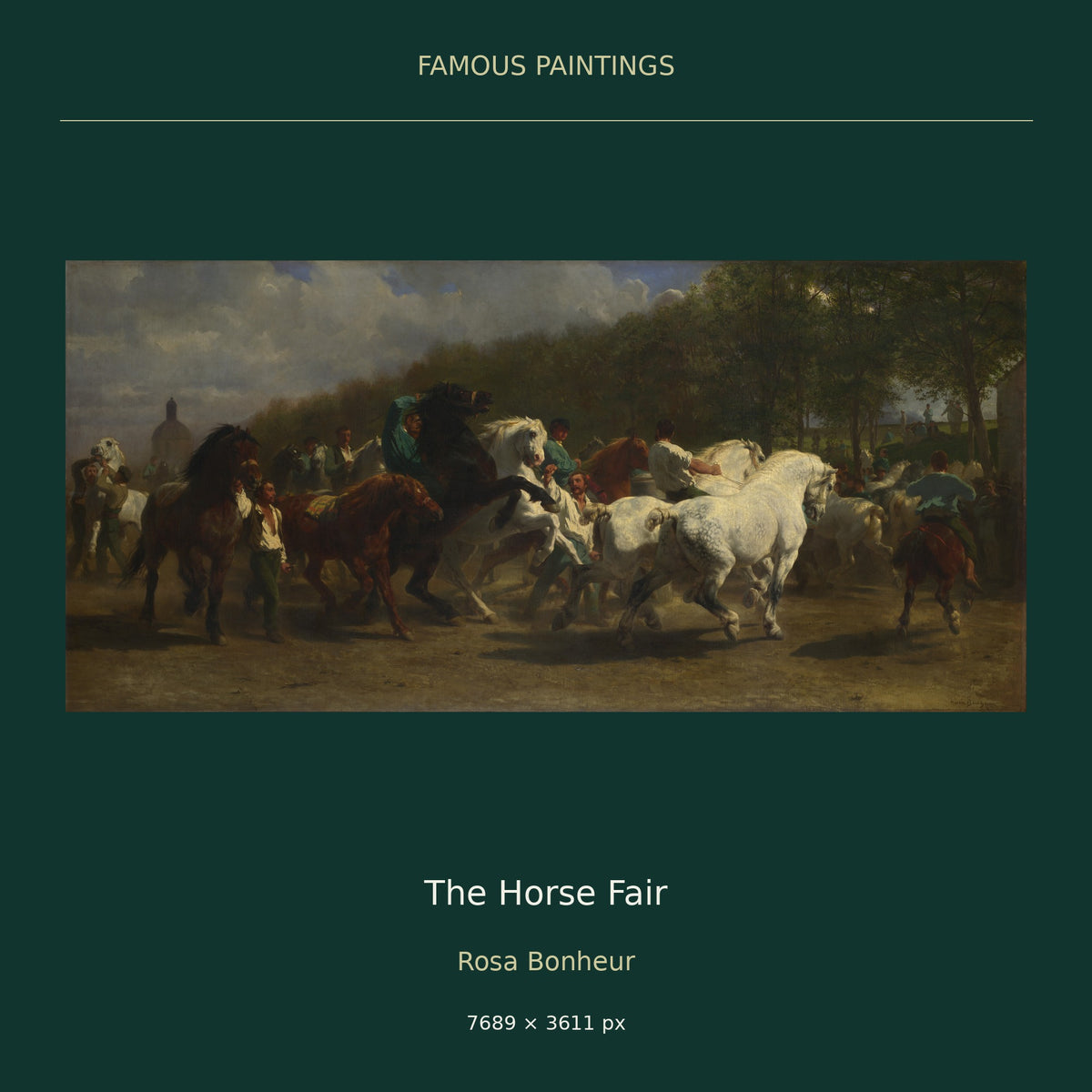 The Horse Fair by Rosa Bonheur — cover
