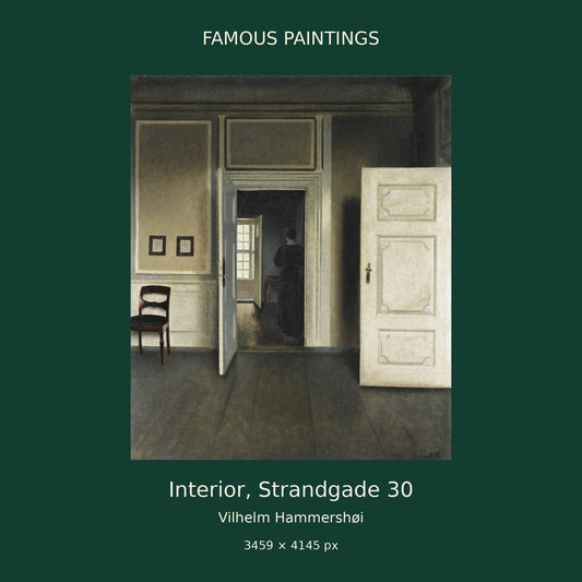Interior, Strandgade 30 by Vilhelm Hammershøi — 01 cover