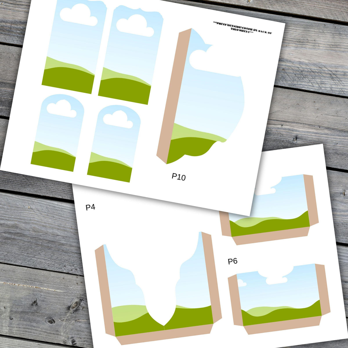 Folio 9 Canva Template – 4.5" x 6" Junk Journal Folio Kit, Commercial Use