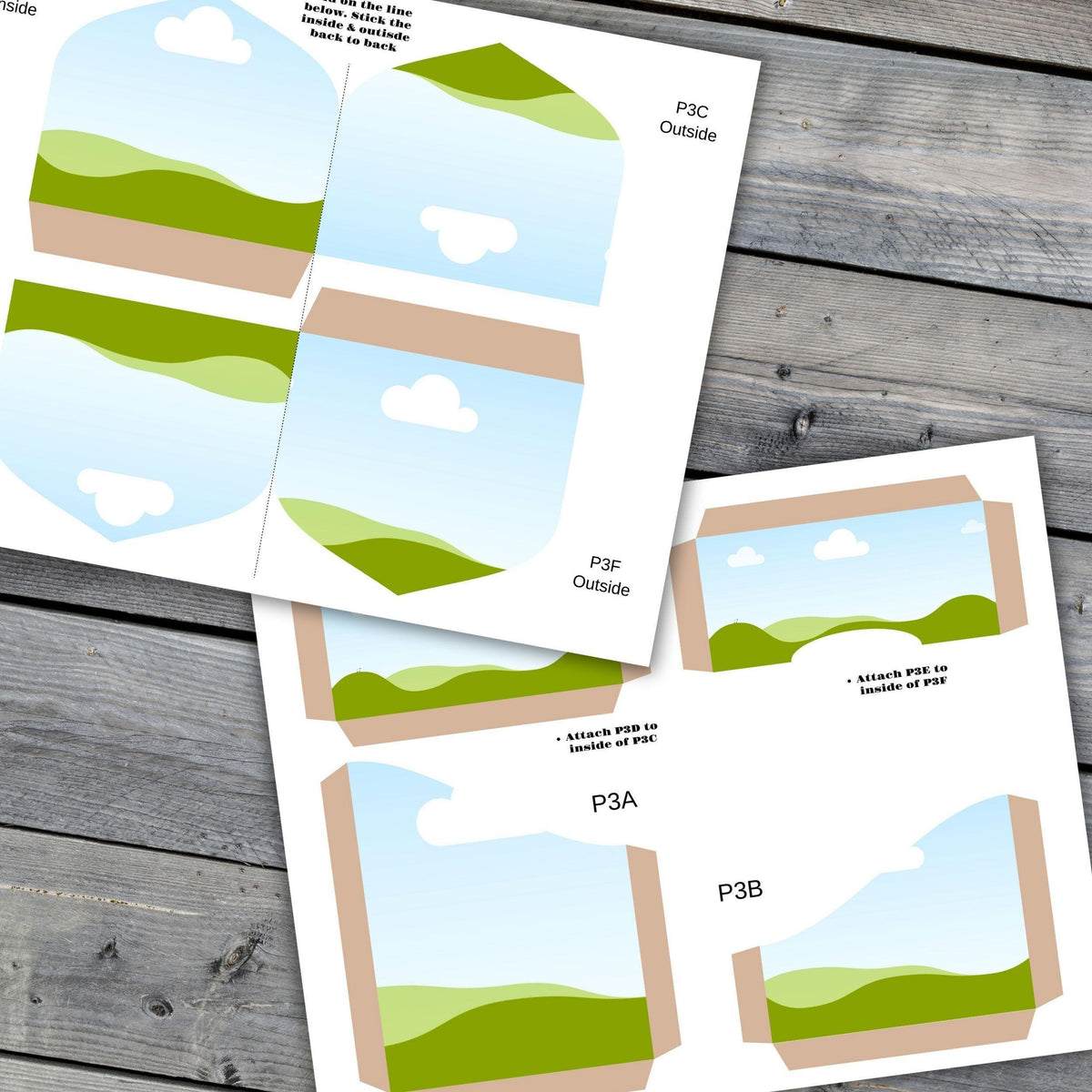 Folio 15 Canva Template – Junk Journal Folio with Frames & Tags, Commercial Use