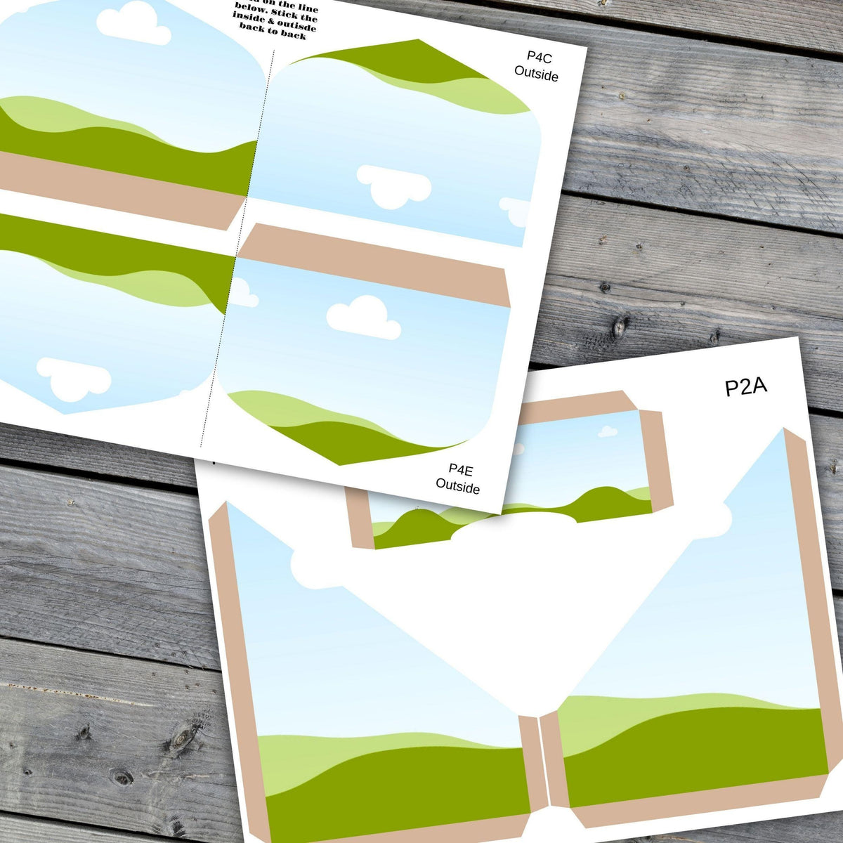 Folio 16 Canva Template – Junk Journal & Scrapbook Folio Kit, Commercial Use