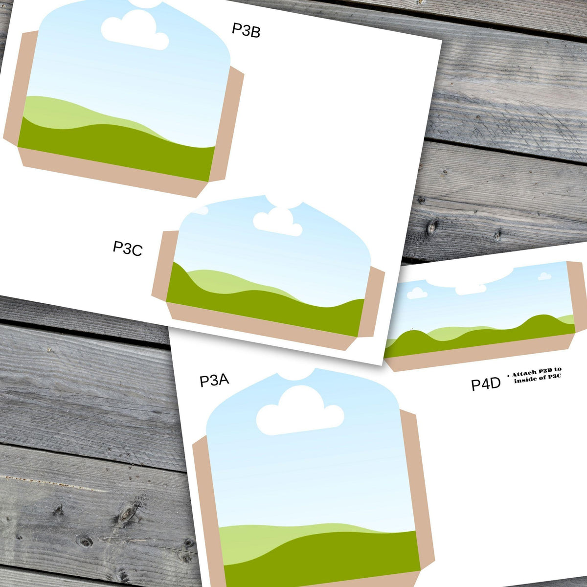 Folio 16 Canva Template – Junk Journal & Scrapbook Folio Kit, Commercial Use