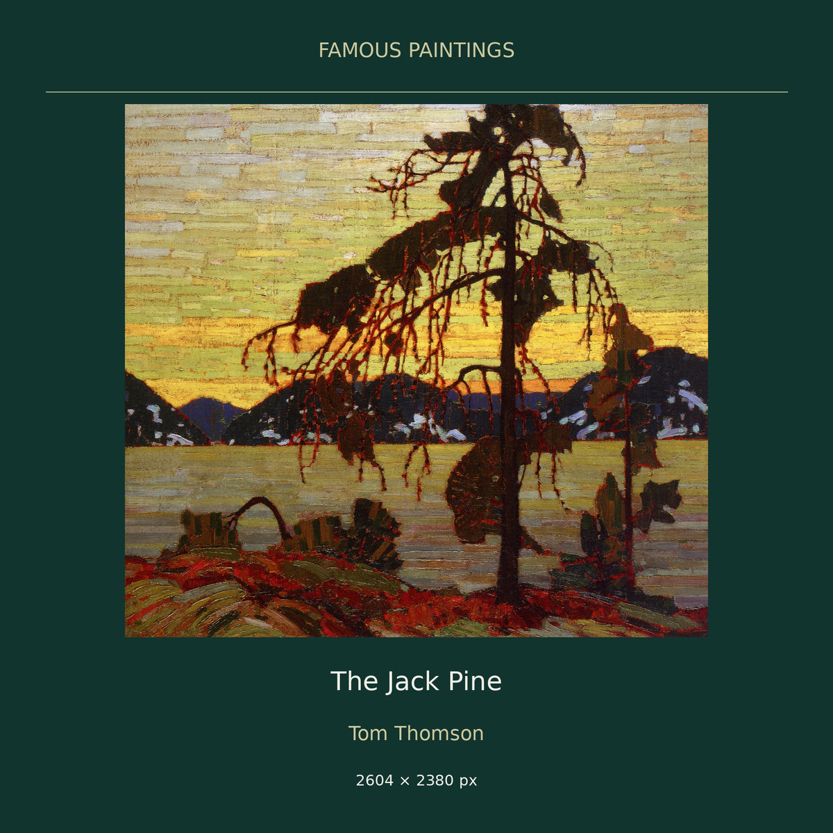 The Jack Pine by Tom Thomson — cover