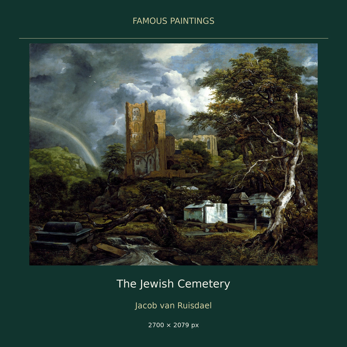 The Jewish Cemetery by Jacob van Ruisdael — cover