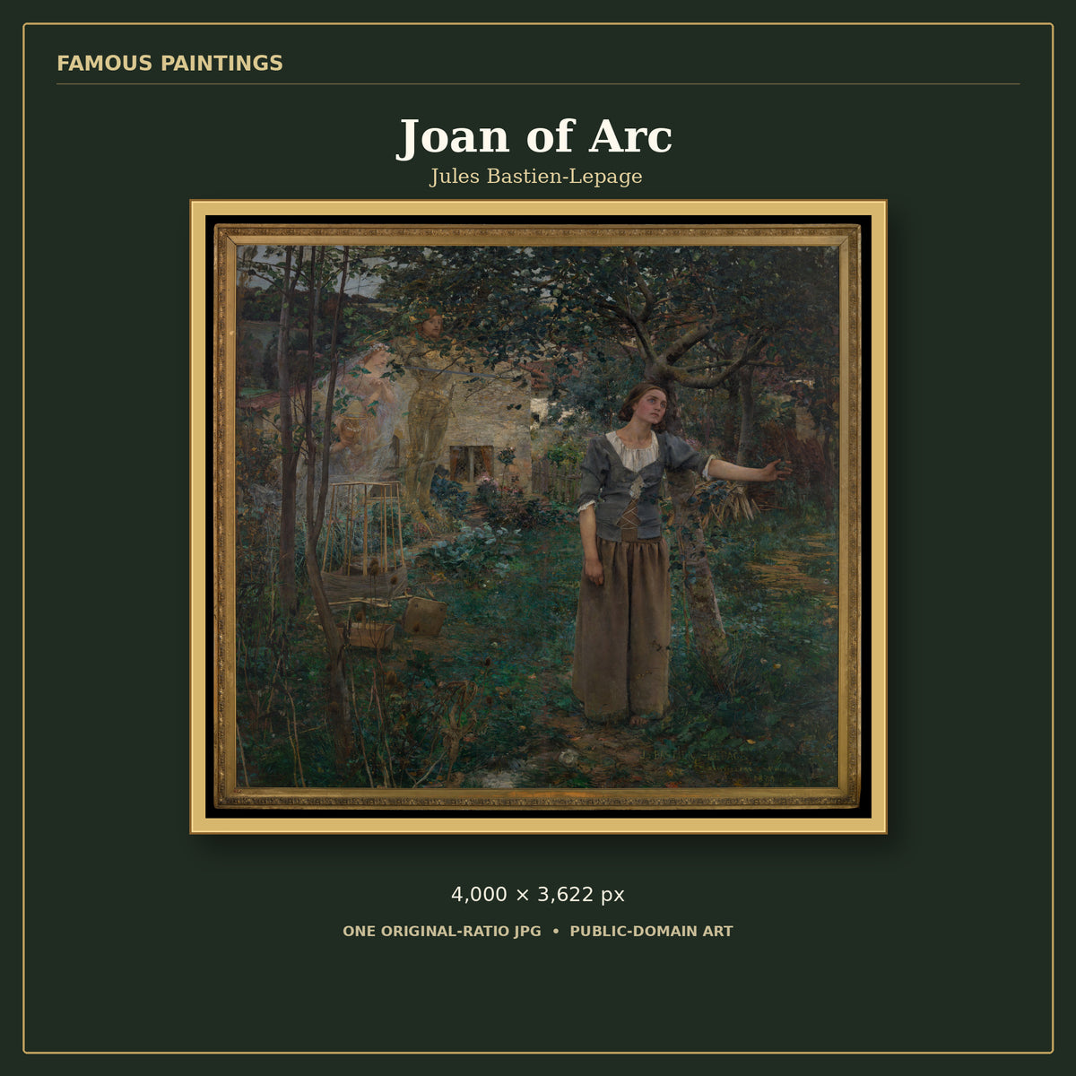 Joan of Arc by Jules Bastien-Lepage, cover preview
