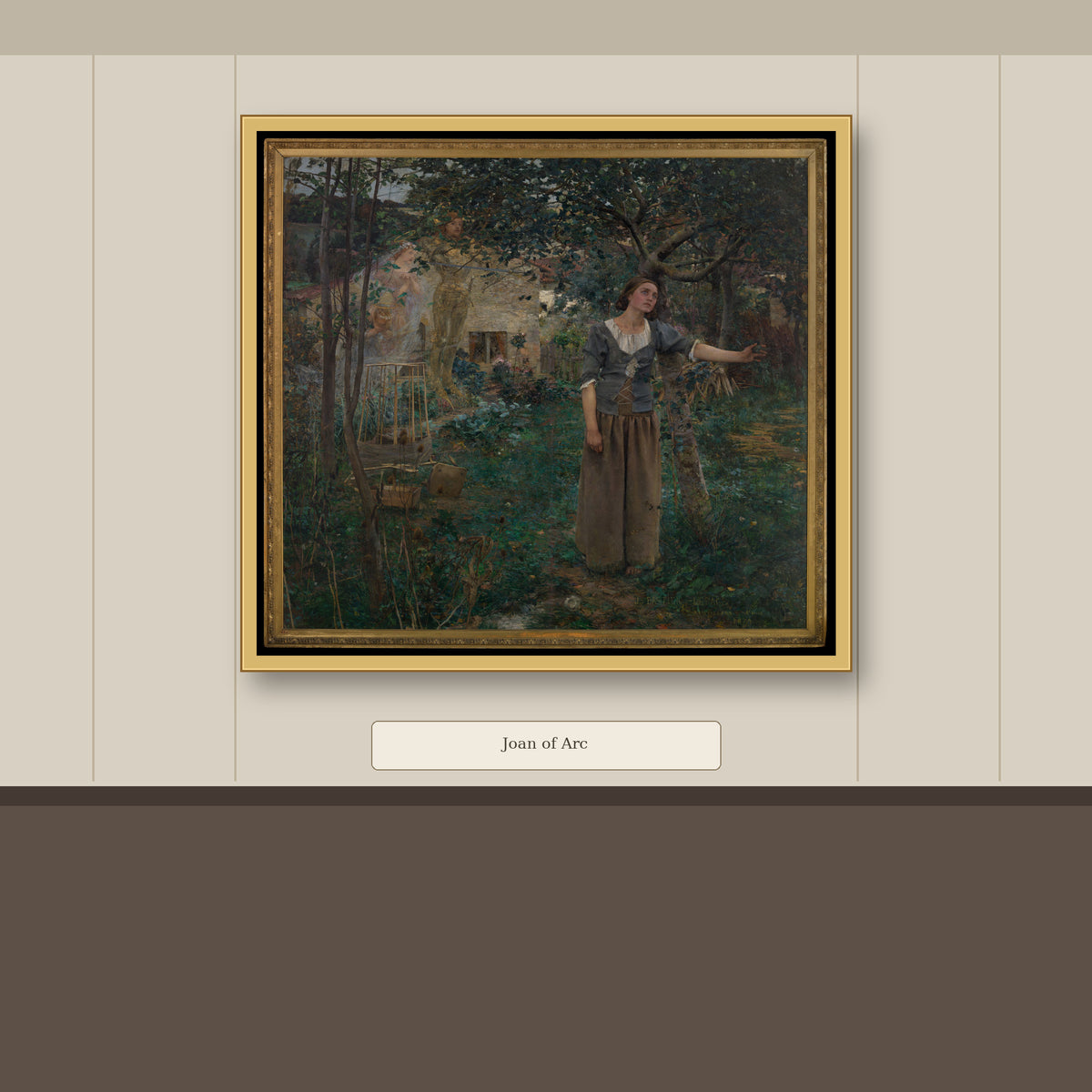 Joan of Arc by Jules Bastien-Lepage, gallery mockup