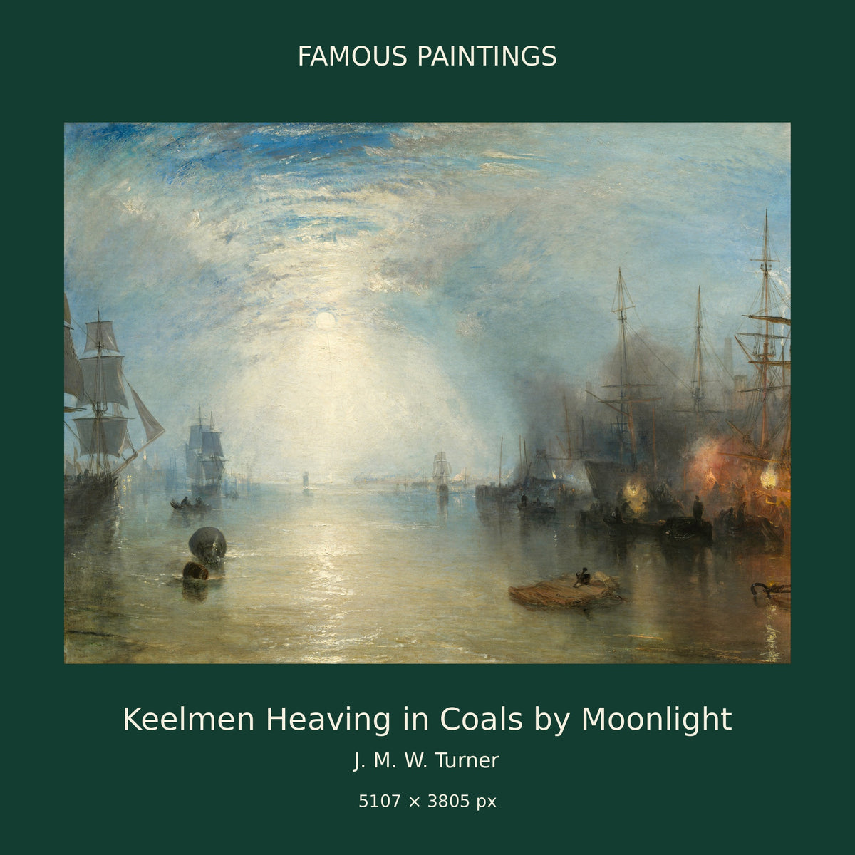 Keelmen Heaving in Coals by Moonlight by J. M. W. Turner — 01 cover
