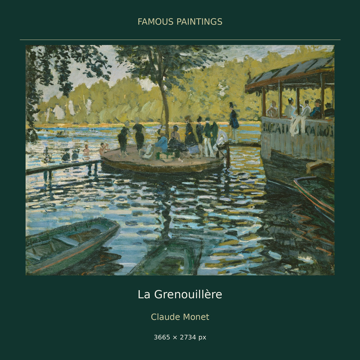 La Grenouillère by Claude Monet — cover