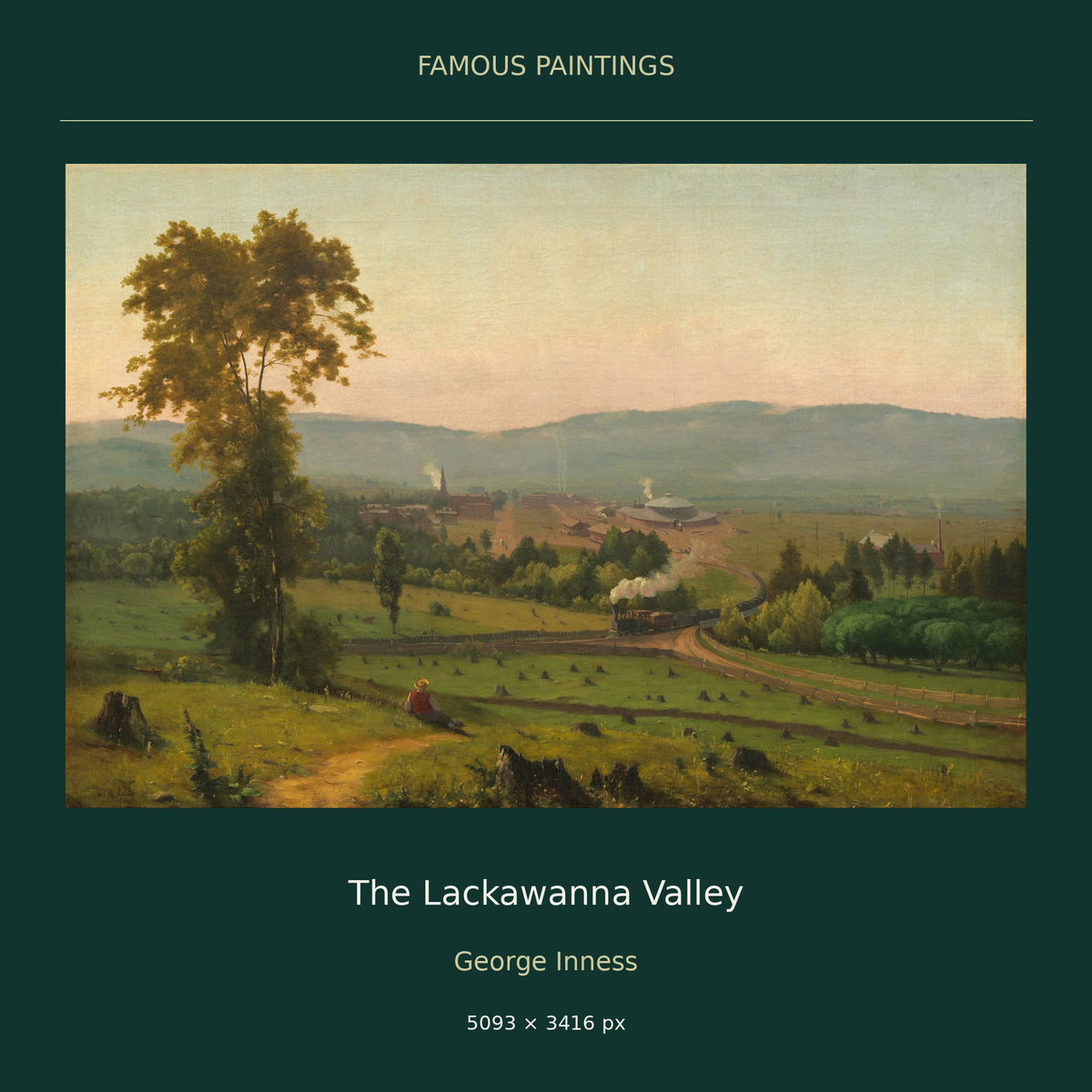 The Lackawanna Valley by George Inness — cover