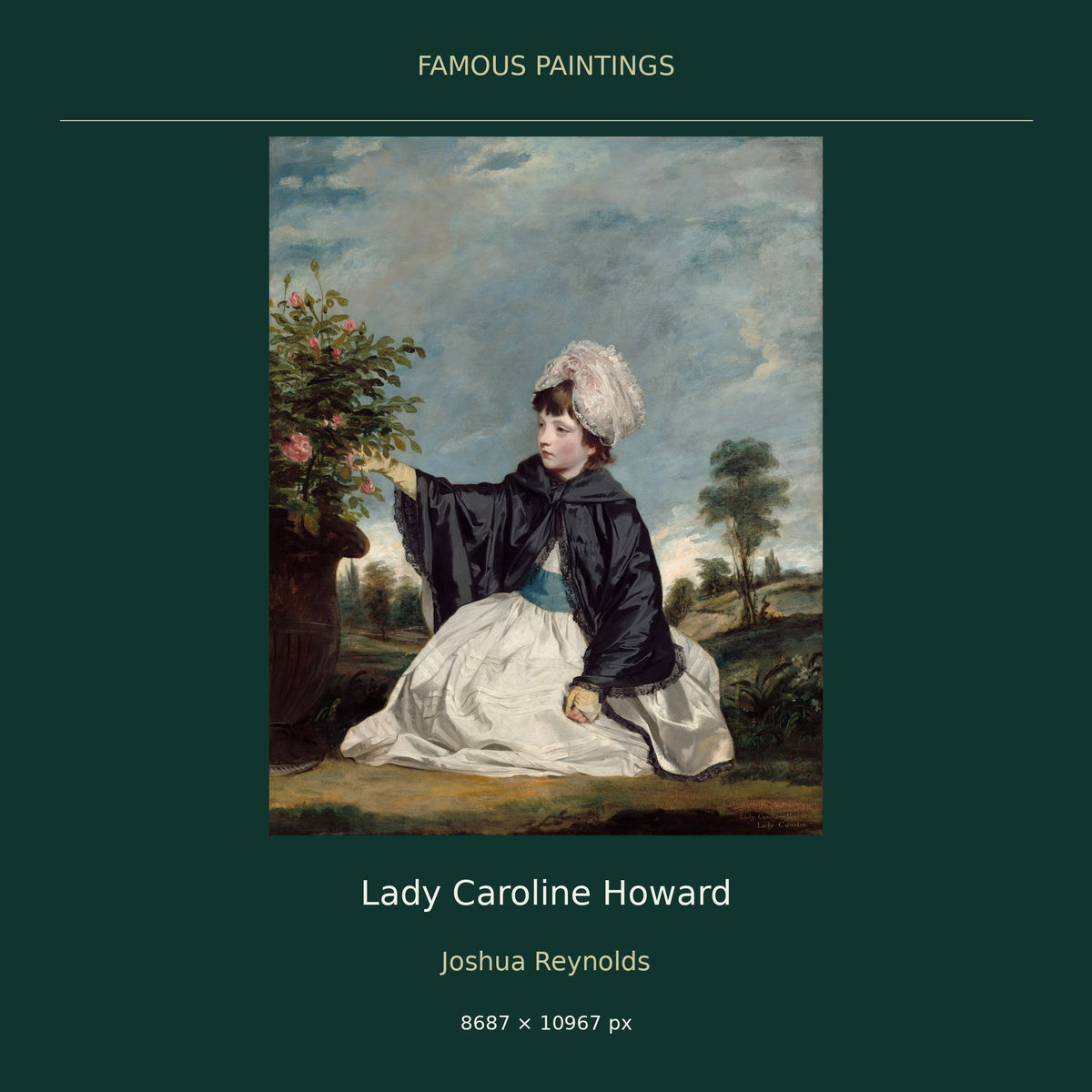 Lady Caroline Howard by Joshua Reynolds — cover
