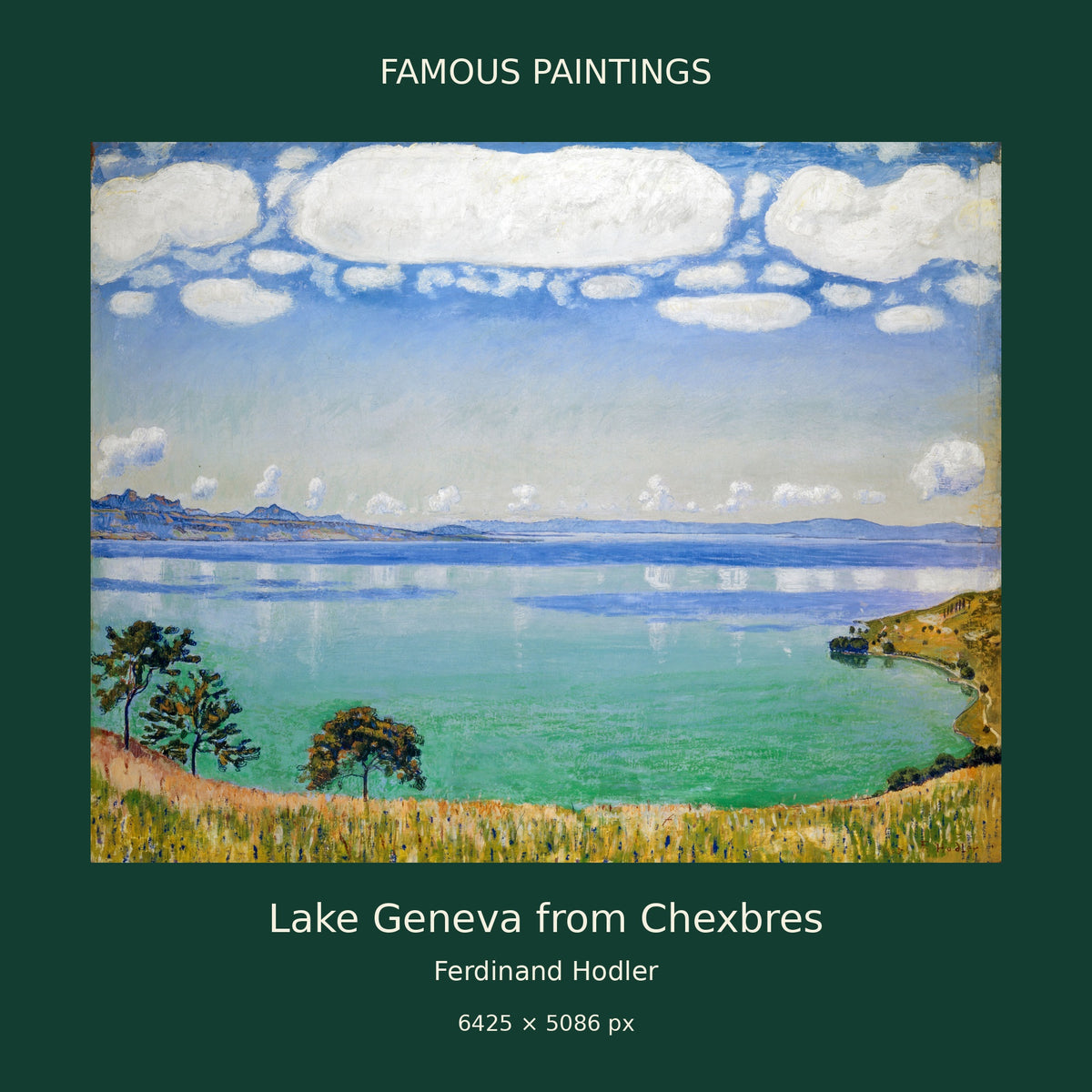 Lake Geneva from Chexbres by Ferdinand Hodler — 01 cover
