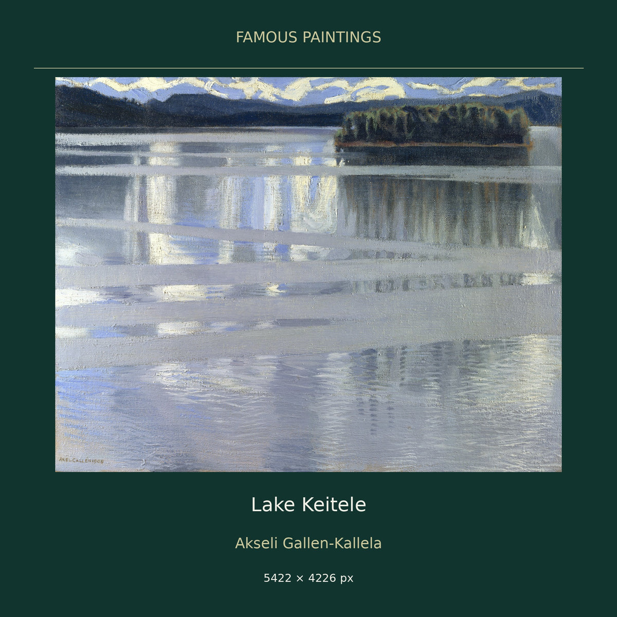 Lake Keitele by Akseli Gallen-Kallela — cover
